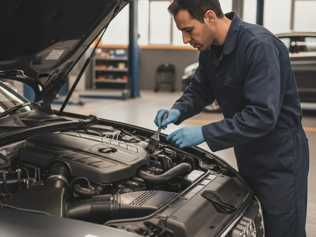 Limpieza motor en Móstoles